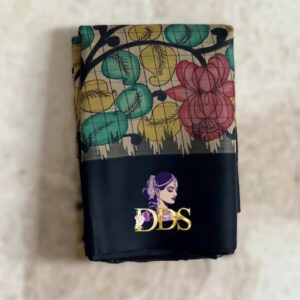 Pen Kalamkari Gadwal Saree