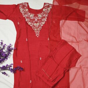 Heavy embroidery Kurta Set