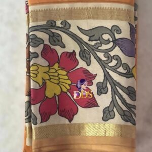 Kanchipuram Kalamkari Saree