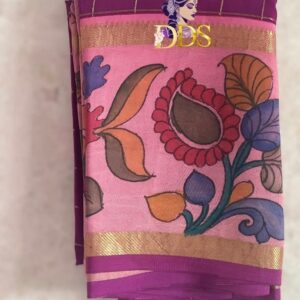 Kanchipuram Kalamkari Saree